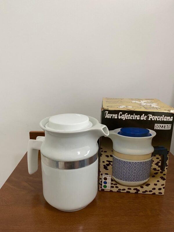 Jarra Cafeteira de Porcelana