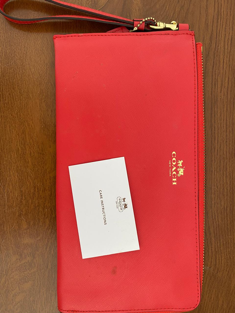 Bolsa Carteira Feminina Couro Vermelho