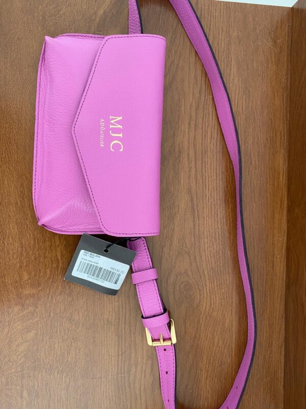 Bolsa  Pochete em couro Rosa - Imagem 3