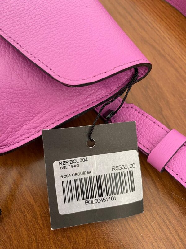 Bolsa  Pochete em couro Rosa - Imagem 2